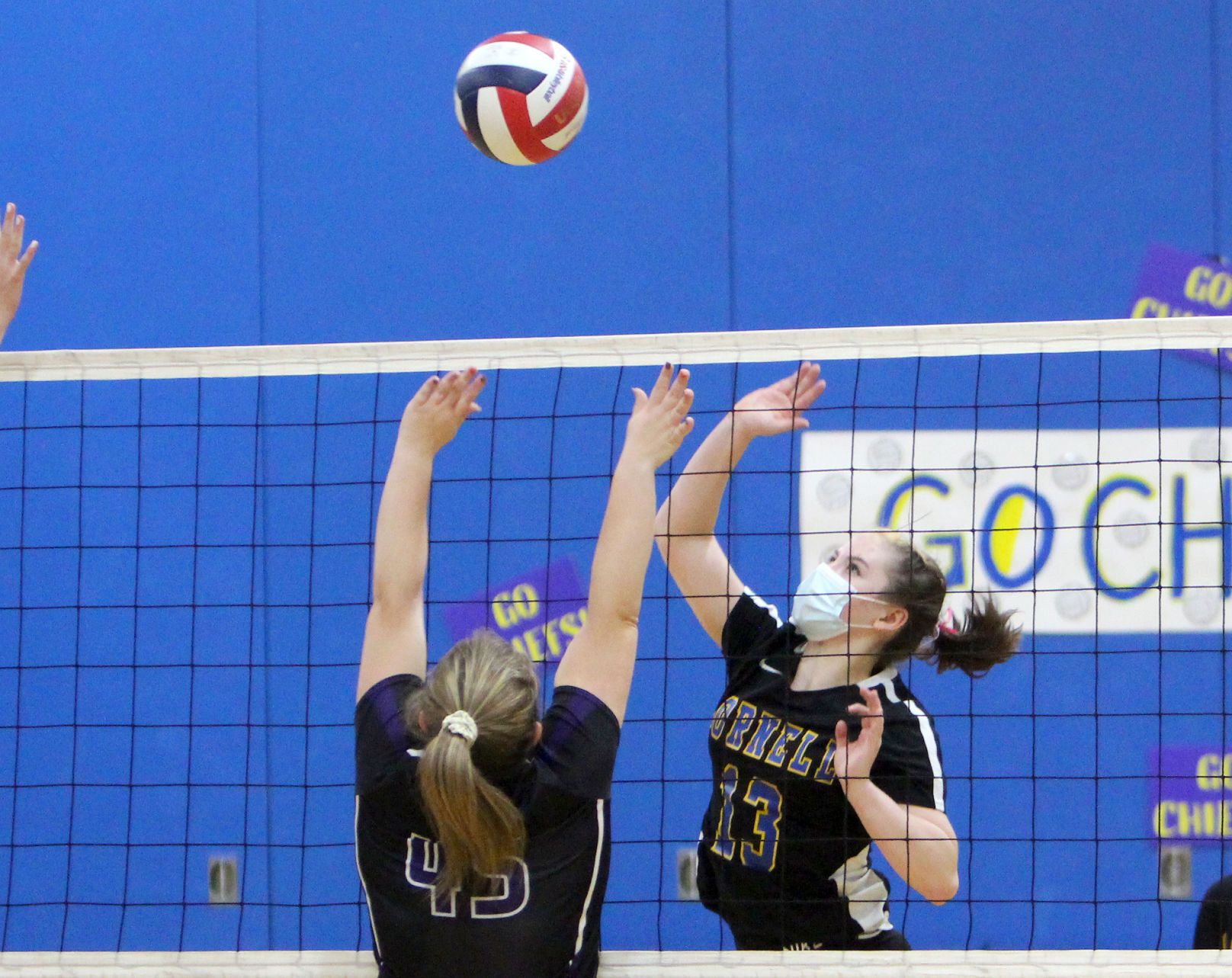 Lake Holcombe at Cornell volleyball 10-15-20